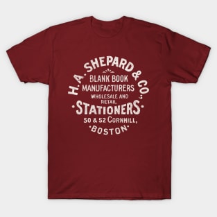 H.A. Shepard Boston Stationers T-Shirt